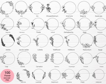 100 Wreath Bundle Svg for Cut file Bundle Floral,flower leaf,leaves,frame,border, wreath,cricut, wreath hand drawn style png,eps, for cricut
