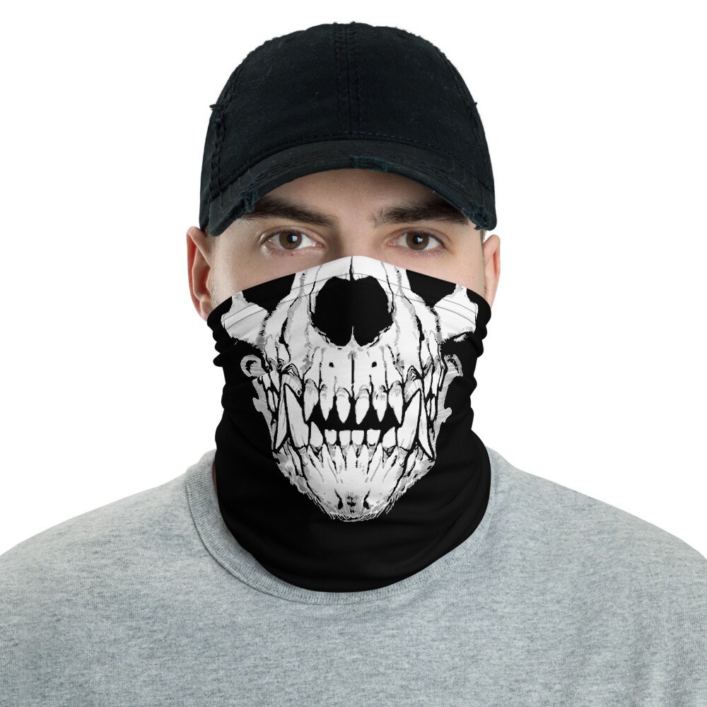 Wolf Mouth Face Neck Gaiter Balaclava Bandana Headband Scarves Cycling Reusable Wolf Mouth Face Neck Gaiter Balaclava Bandana Headband Scarves Cycling Reusable