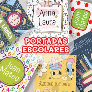 Printable Planner Covers for School Agendas and Notebooks - for Teachers and Students - Printable Planner Covers - files to print