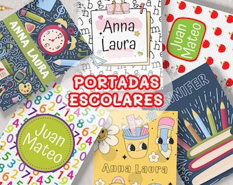 Printable School Planner Covers for Planners and Notebooks - for Teachers and Students - Printable Planner Covers - Printable Files