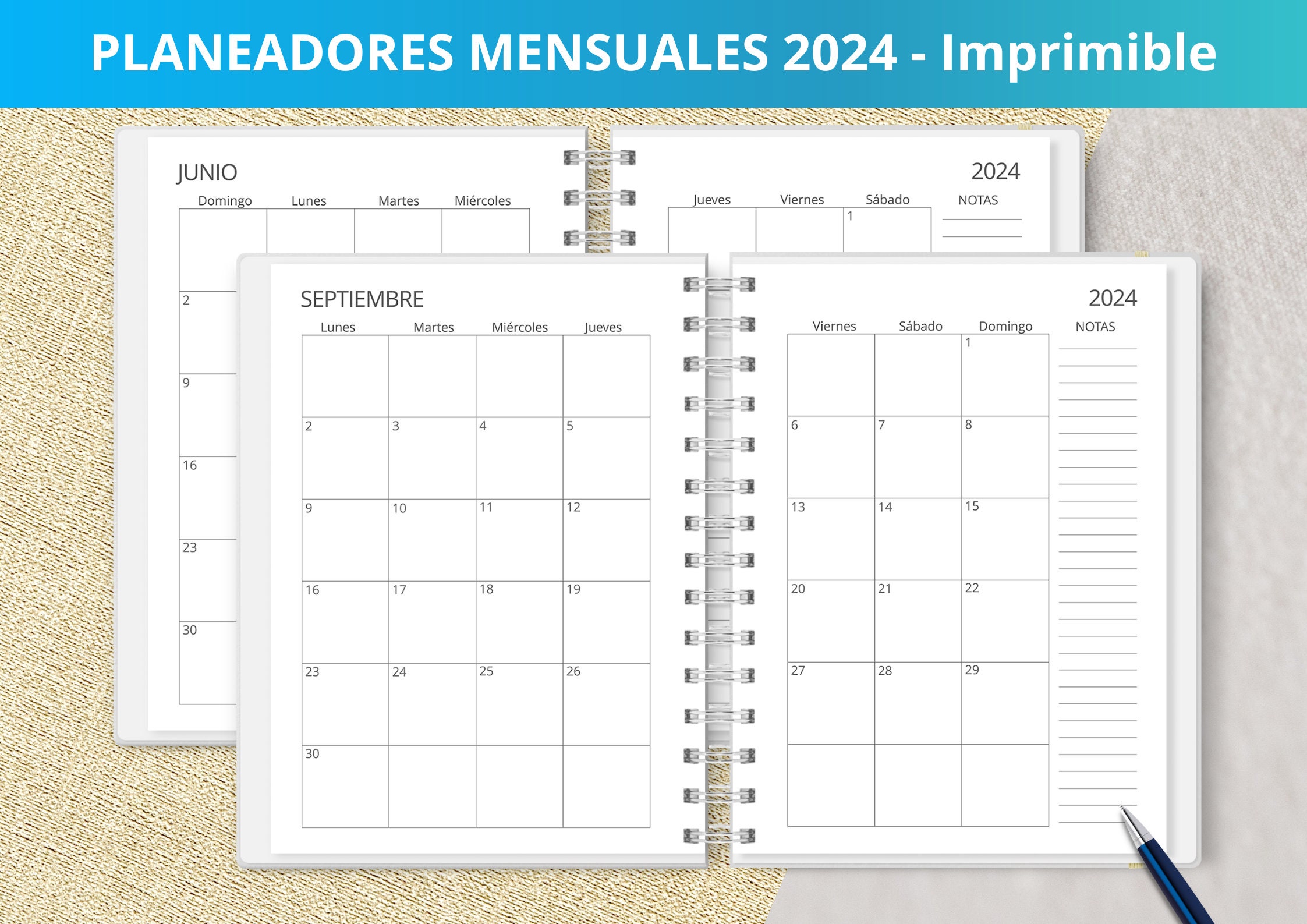 Planeador Mensual 2024 Para Imprimir Image to u