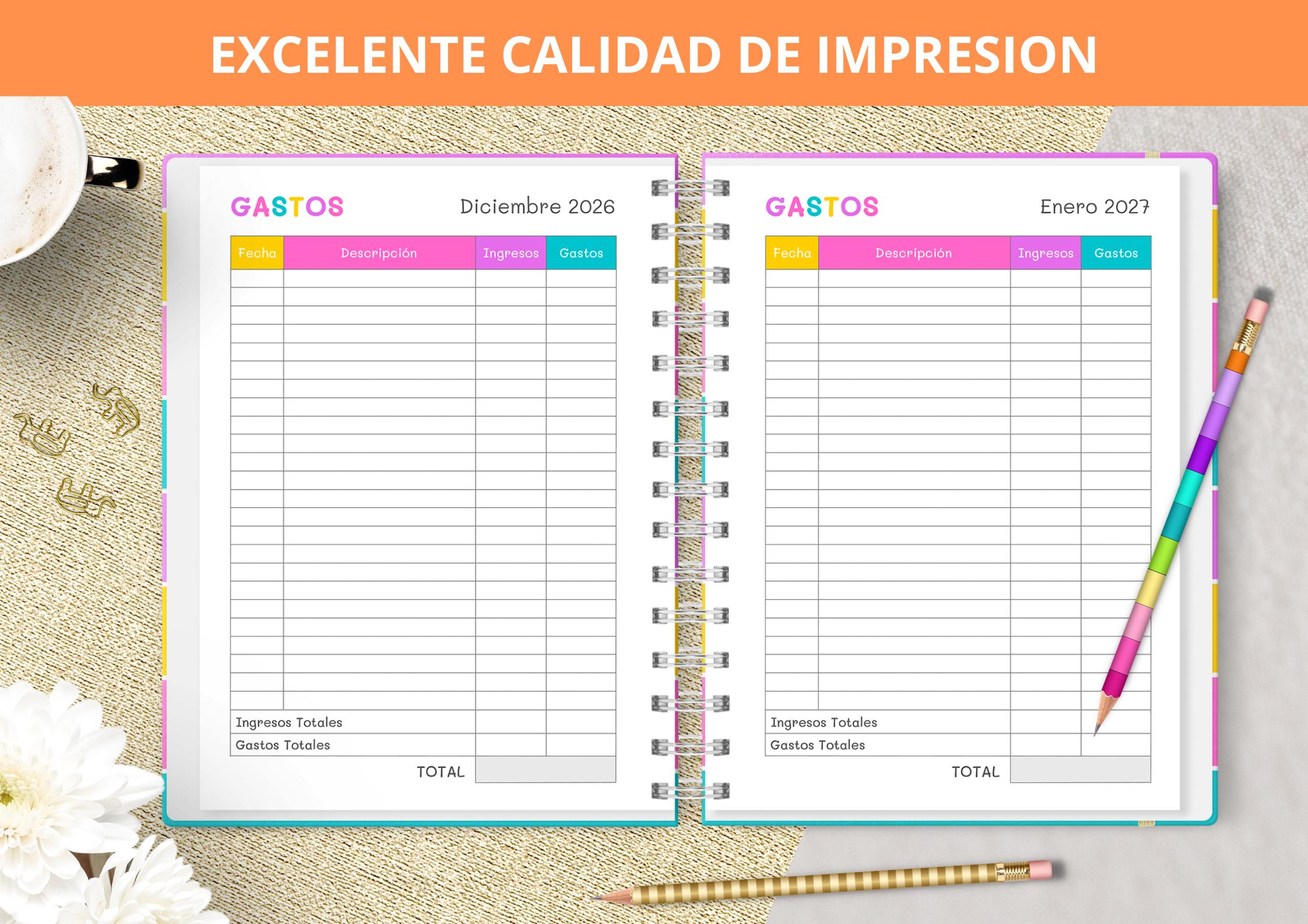 Agenda Escolar 2026 2027 para maestros para imprimir - Asistencia ...