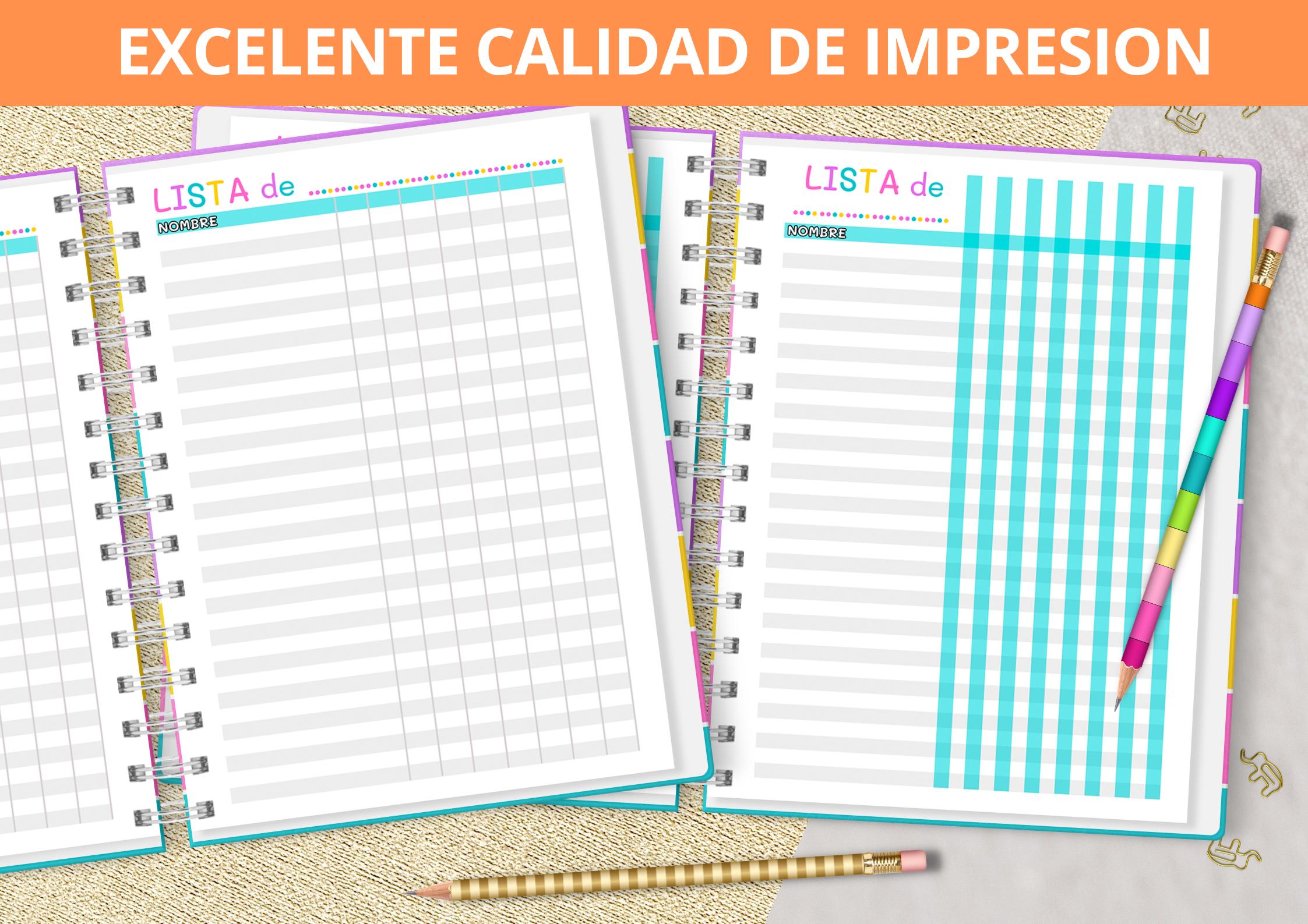 Agenda Escolar 2026 2027 para maestros para imprimir - Asistencia ...