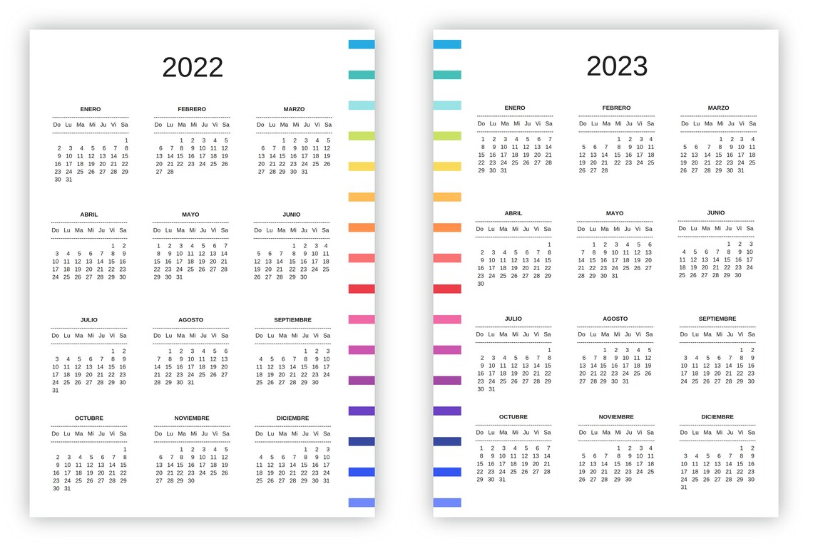 Calendario Por Semanas 2022 Imprimir Recibo De Luz Imagesee