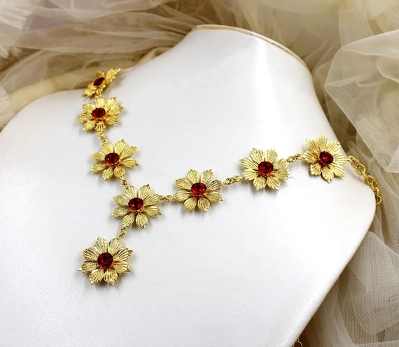 Women Daisy Flower Pendant Pearl Necklace Choker Wedding Fashion Jewelry  Gifts | eBay