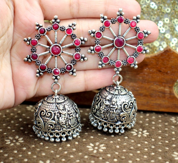 Buy Designer Heavy Earrings Online - Outhouse – Outhouse Jewellery