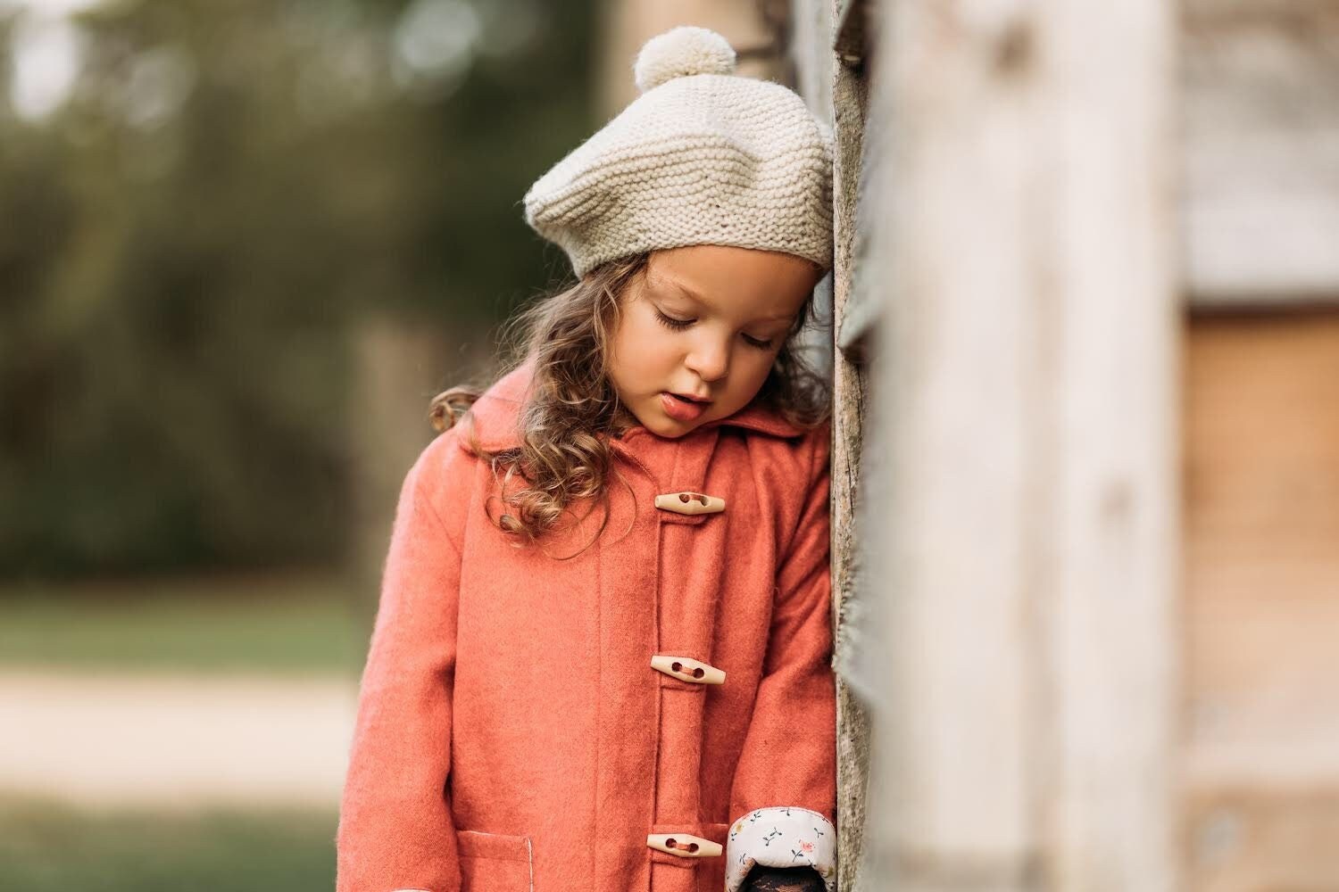1912 Wool Kids Beret Hat And Cotton Lined Detachable Pom Pom Knit Beanie Amazon.com: Kids Baby Girls Boys Vintage Beret Hat Classic  main image 3