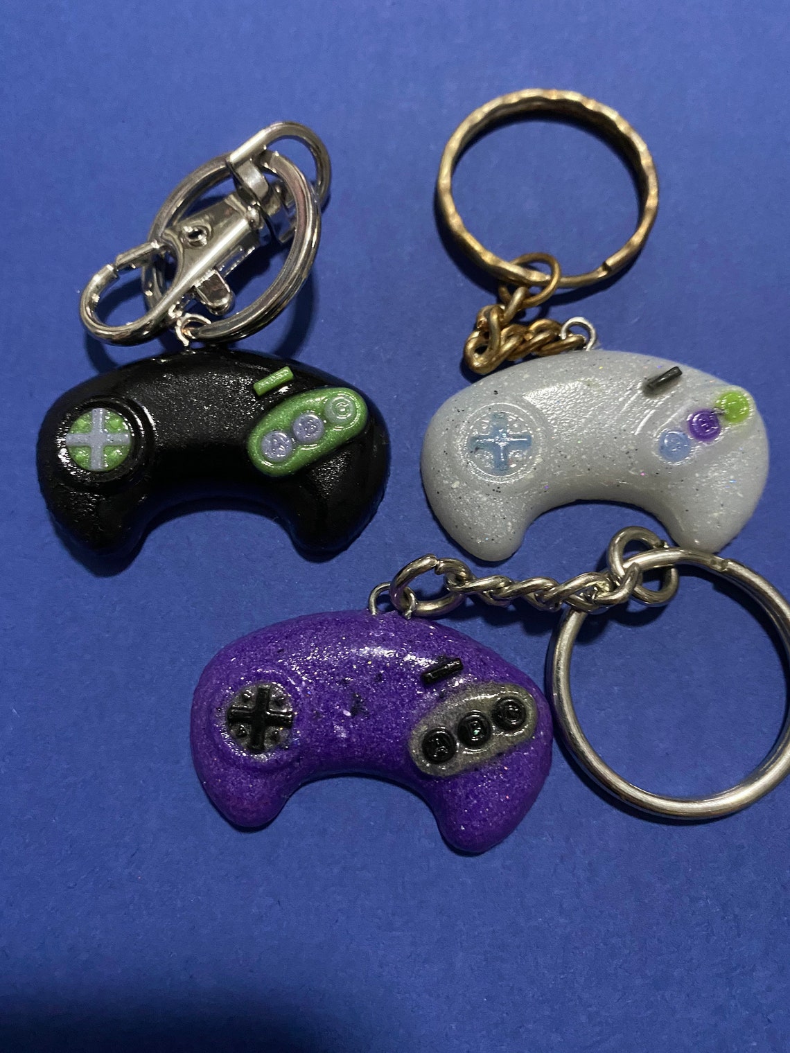 Game controller keychain Etsy