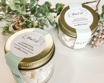 Whipped Body Butter | Travel Size | Organic | Moisturizer | Handcrafted | Small Batch | Skin Care