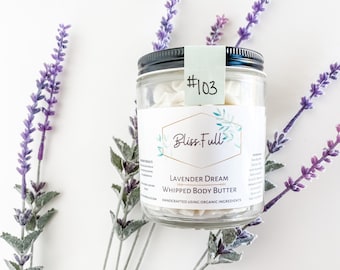 Body Butter |  Lavender Dream | Organic | Handcrafted | Natural | Small Batch