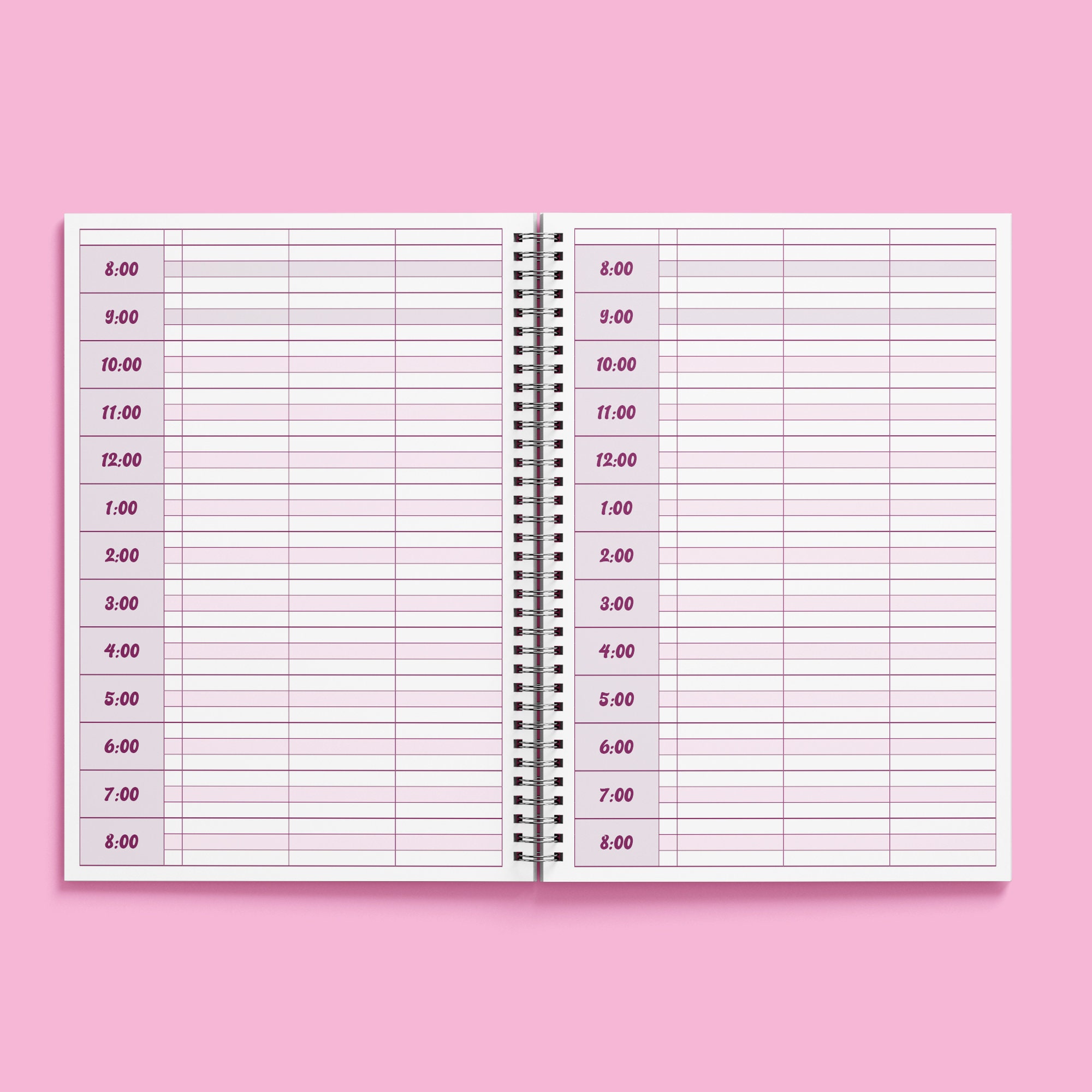 A5 Appointment Book for Beauty Salons Therapists 3 Columns Etsy UK