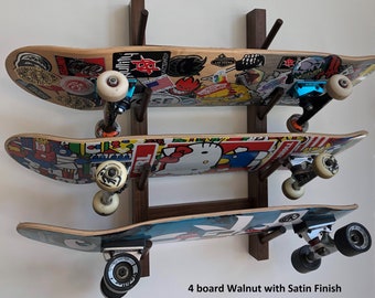 Made in the USA Skateboard Wall Mounted Display Rack