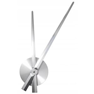 Diy  BIG 38,5 SILVER Clock Clockwork Wall Clock Movement for Handicrafts Quiet Diy Clock Repair or Replacement Mechanism and Clock Hands Set