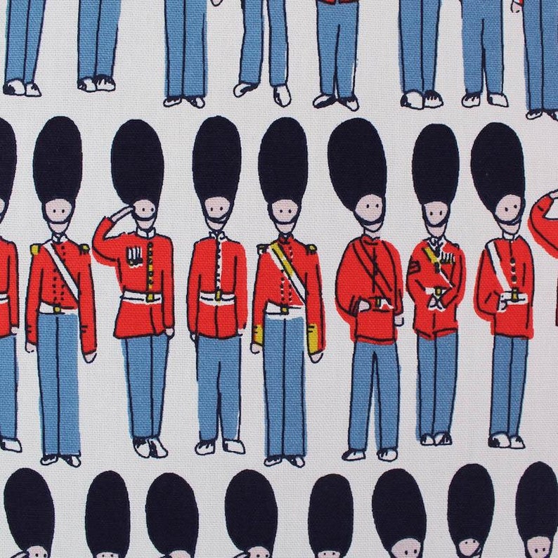 London Guards Fabric Linen fabric Upholstery Furnishing Etsy
