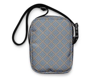 Katholische Umhängetasche mit Eucharistie-Motiv | Sakramentstasche mit Heiliger-Geist-Taube | Christliche Unisex-Umhängetasche | Geschenk für Männer, Frauen und Kinder