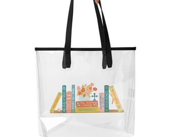 Klassische katholische Bücherregal-Einkaufstasche