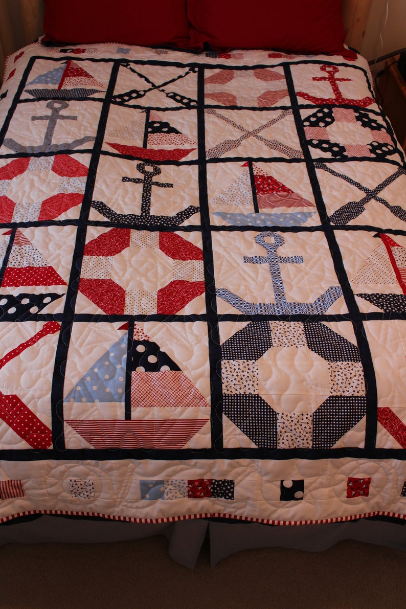 Regatta Quilt Pattern PDF Quilt Pattern Sailboat Quilt Etsy