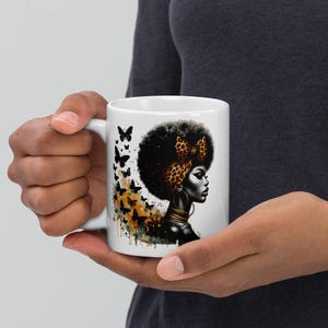 White glossy mug, 11 OZ, 15 OZ, 20 OZ  Mother's Day Coffee Cup, everyday mug