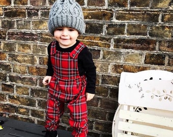 tartan baby clothes