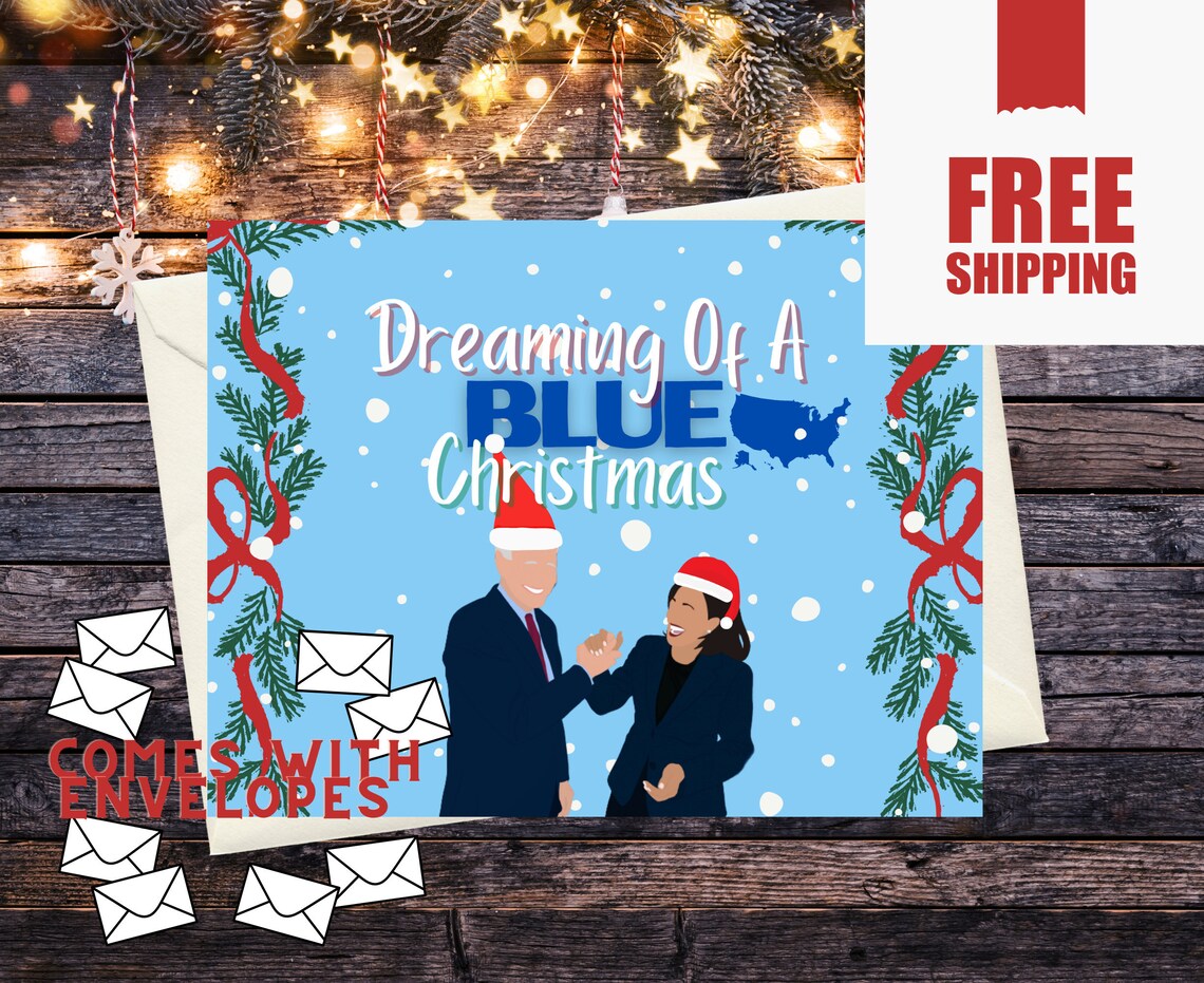 Biden Christmas Cards Joe Biden Christmas Card Joe and | Etsy