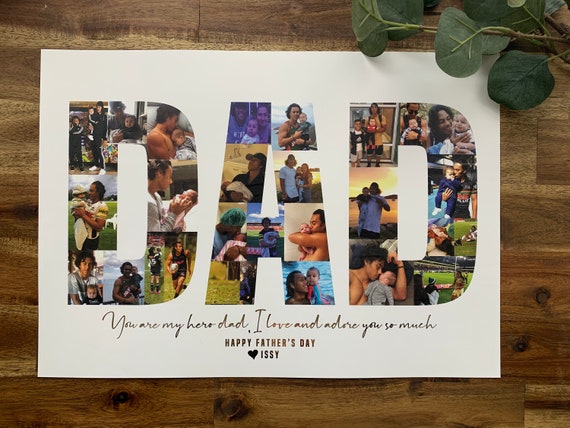 dad photo collage