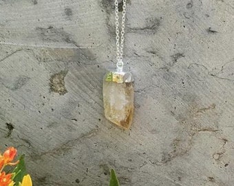 Citrine Crystal Necklace