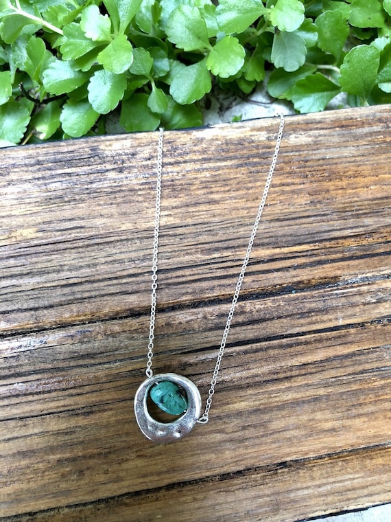 African Turquoise Necklace|Boho Necklace|Good Fortune Pendant| spiritual, zen, yoga,reiki pendant,grounding pendant