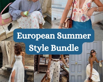 European Summer Style Mystery Bundle/Style Bundle 1 to 8 Quality Vintage Items/Surprise Mystery Box Clothes/Gift Idea for Her