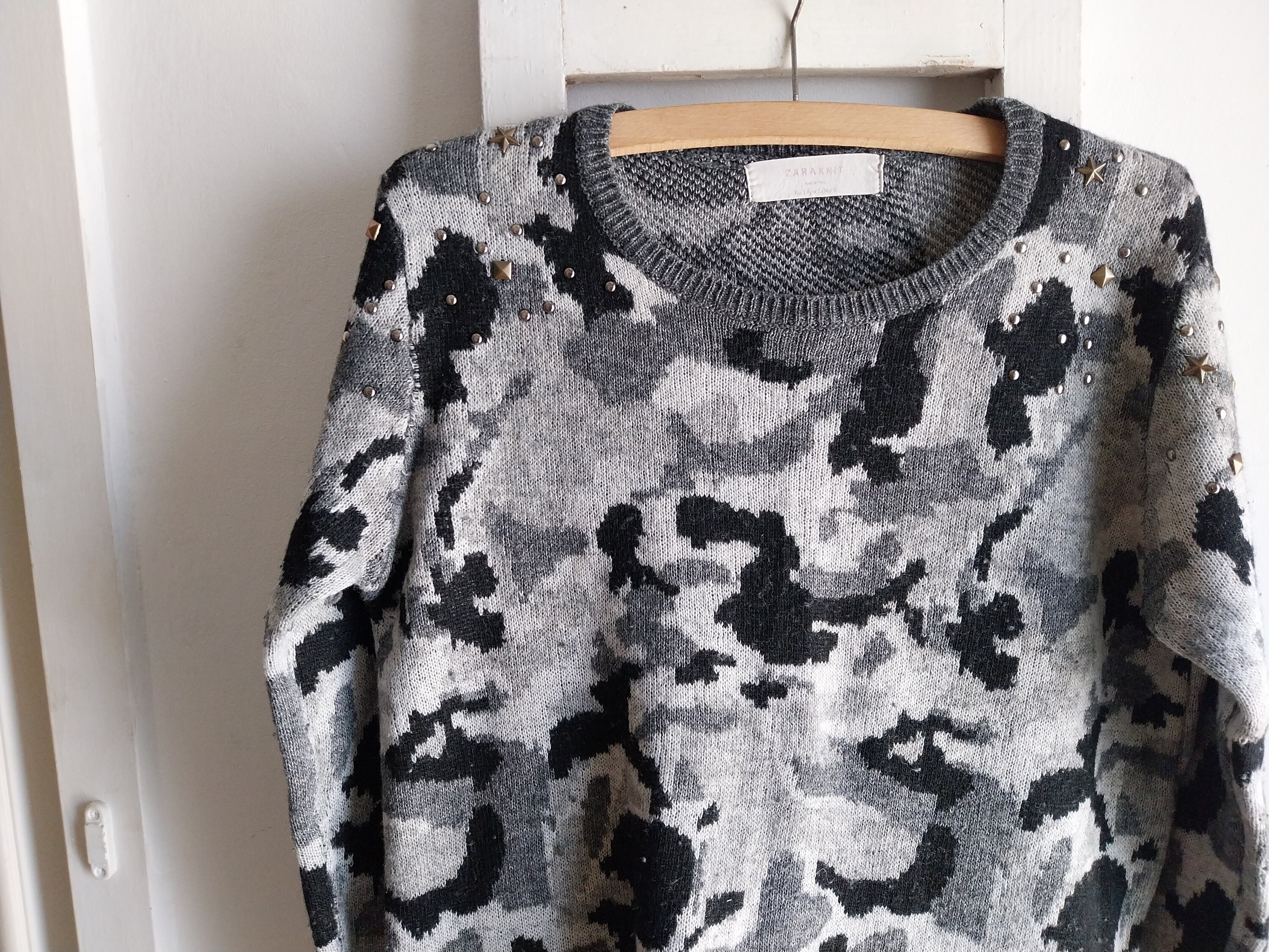 Camouflage trui dames sale