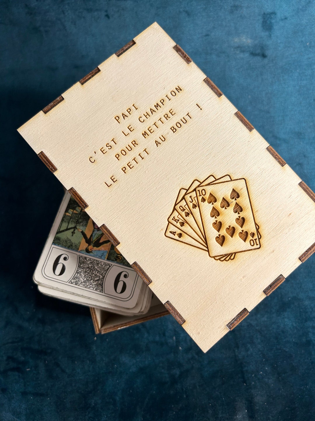 Boîte pour jeu de Tarot étui jeu de cartes personnalisable Etsy France