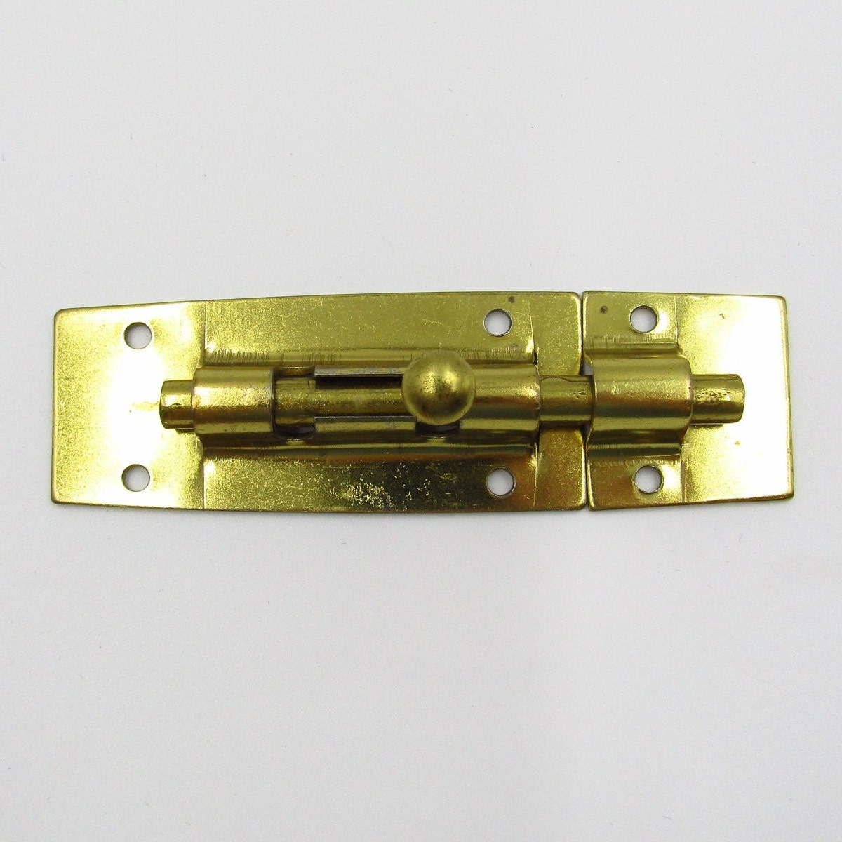 Serrure De Porte, Loquet à Glissière, Boulon De Sécurité For Porte Et Fenêtre De 4 Pouces, Bouton De Verrouillage à Ressort, Quincaillerie Domestique, Boulons De Porte