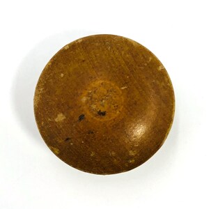 Vintage Round Wood Knob 1.5" Diameter Distressed Weathered Aged Wooden Bathroom Kitchen Cabinet Drawer Pull Handle Rustic Plain Simple