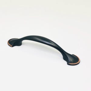 Schubladengriffe – 7,6 cm Lochabstand – Bronze/Kupfer – Halbrundenden – Bogenform – Für Küchenschrank-, Schranktür- und Kommodengriffe