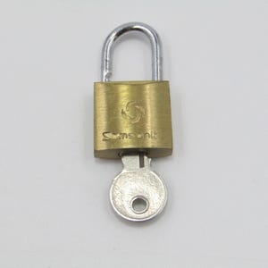 Mini Lock and Key Gold Padlock for Luggage Jewelry Box Backpack Briefcase Locket Desk Filing Cabinet Locks Safety Security Travel