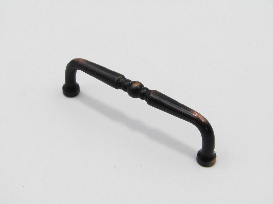 Oil Rubbed Bronze Drawer Pull 3 1/2 Center to Center Cabinet Handle