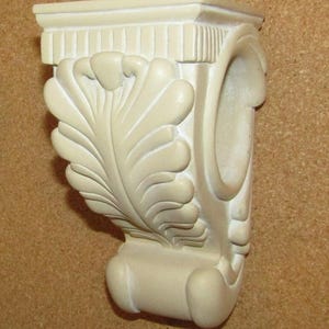 Drapery Wall Sconce Corbel Bracket Curtain Rod Holder Scarf Swag Off White SINGLE Replacement