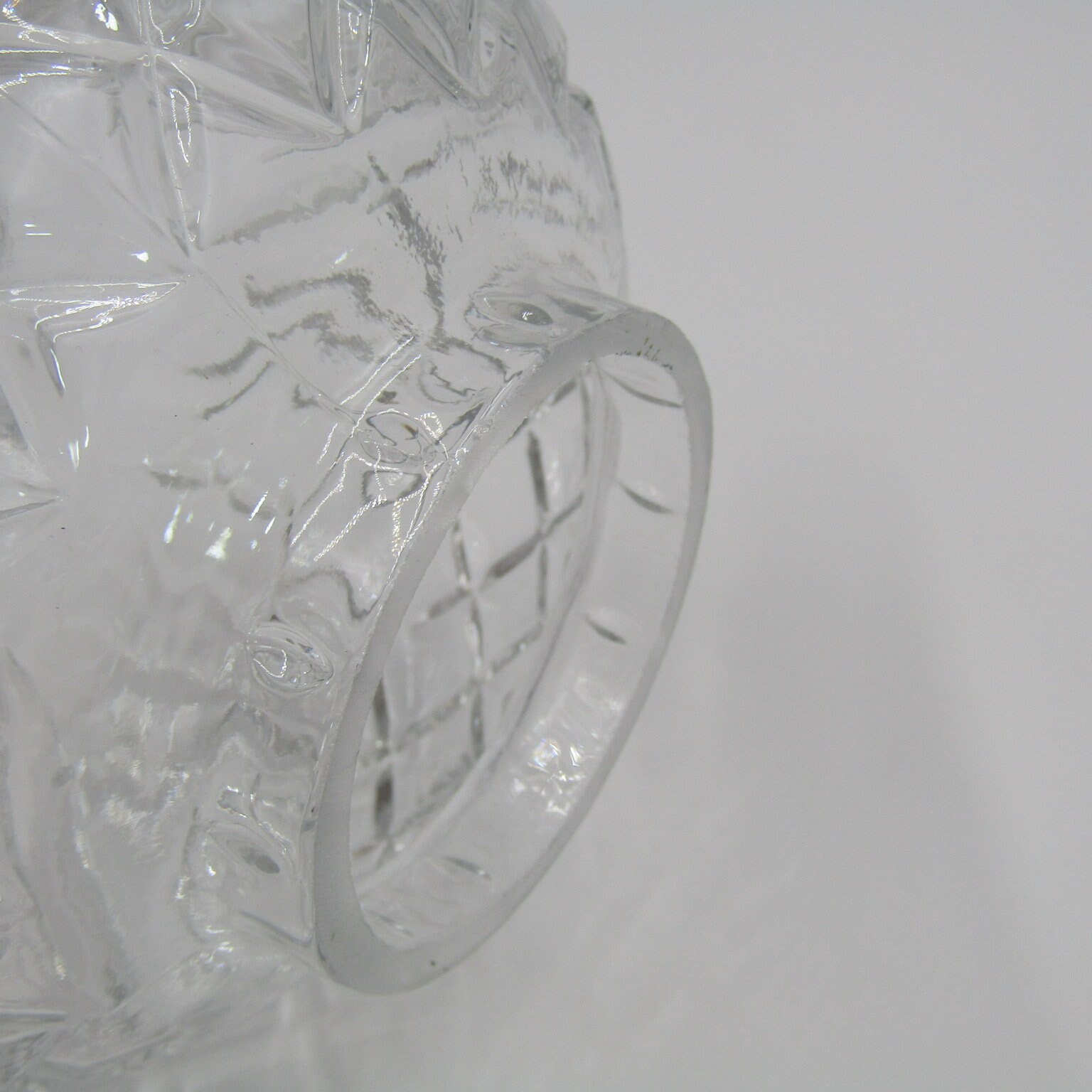 Cut Glass Lamp Shade Candle Kerosene Oil Parlor Light 6 X 3 Etsy