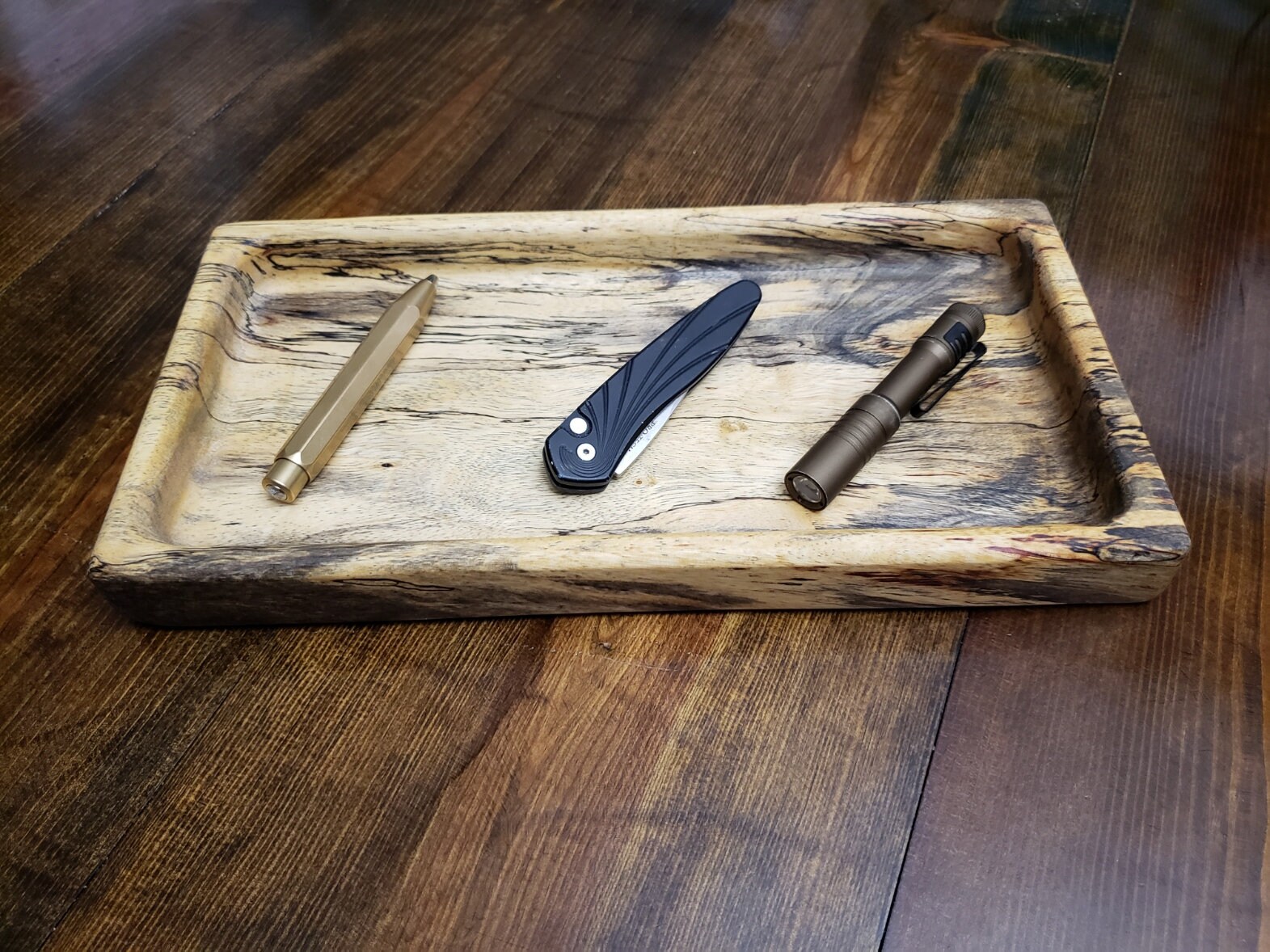Wooden Valet tray 6 inch x 12 inch rectangle Spalted Etsy