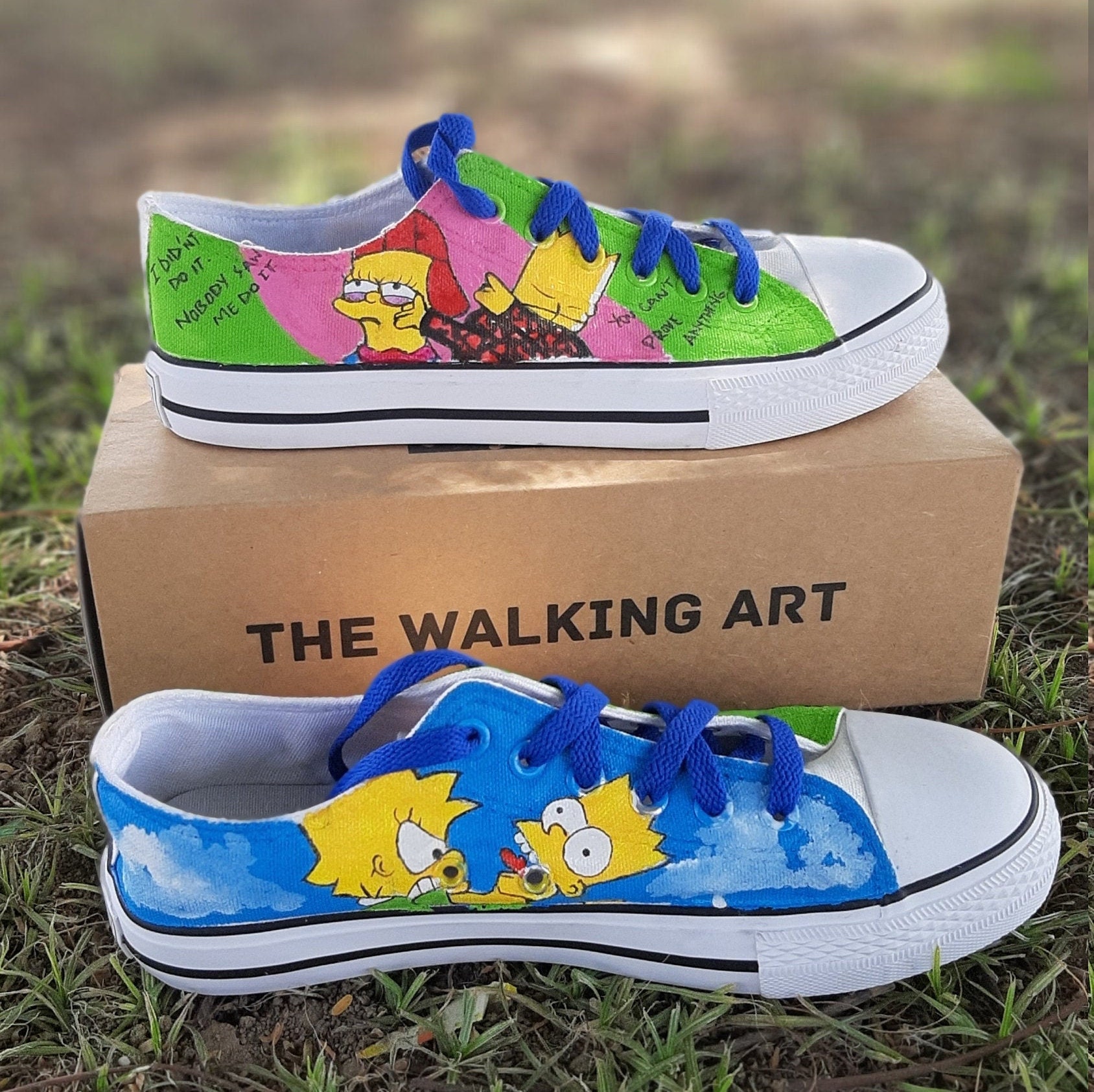 custom simpsons shoes
