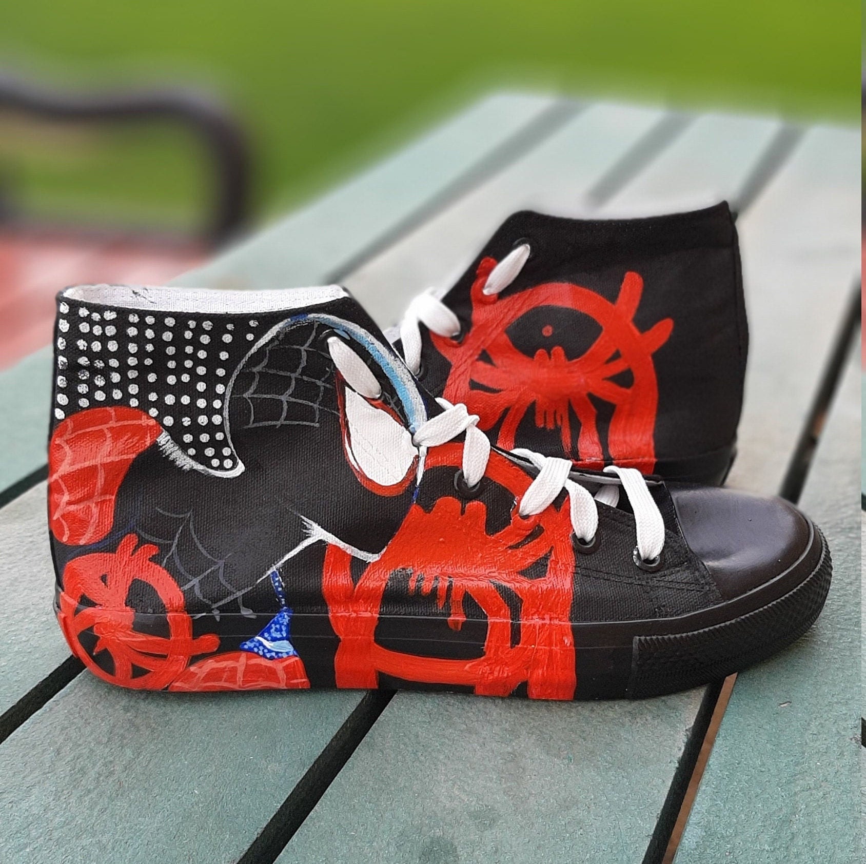 Schoenen Jongensschoenen Sneakers & Sportschoenen many sizes and colors personalized Spiderman converse 