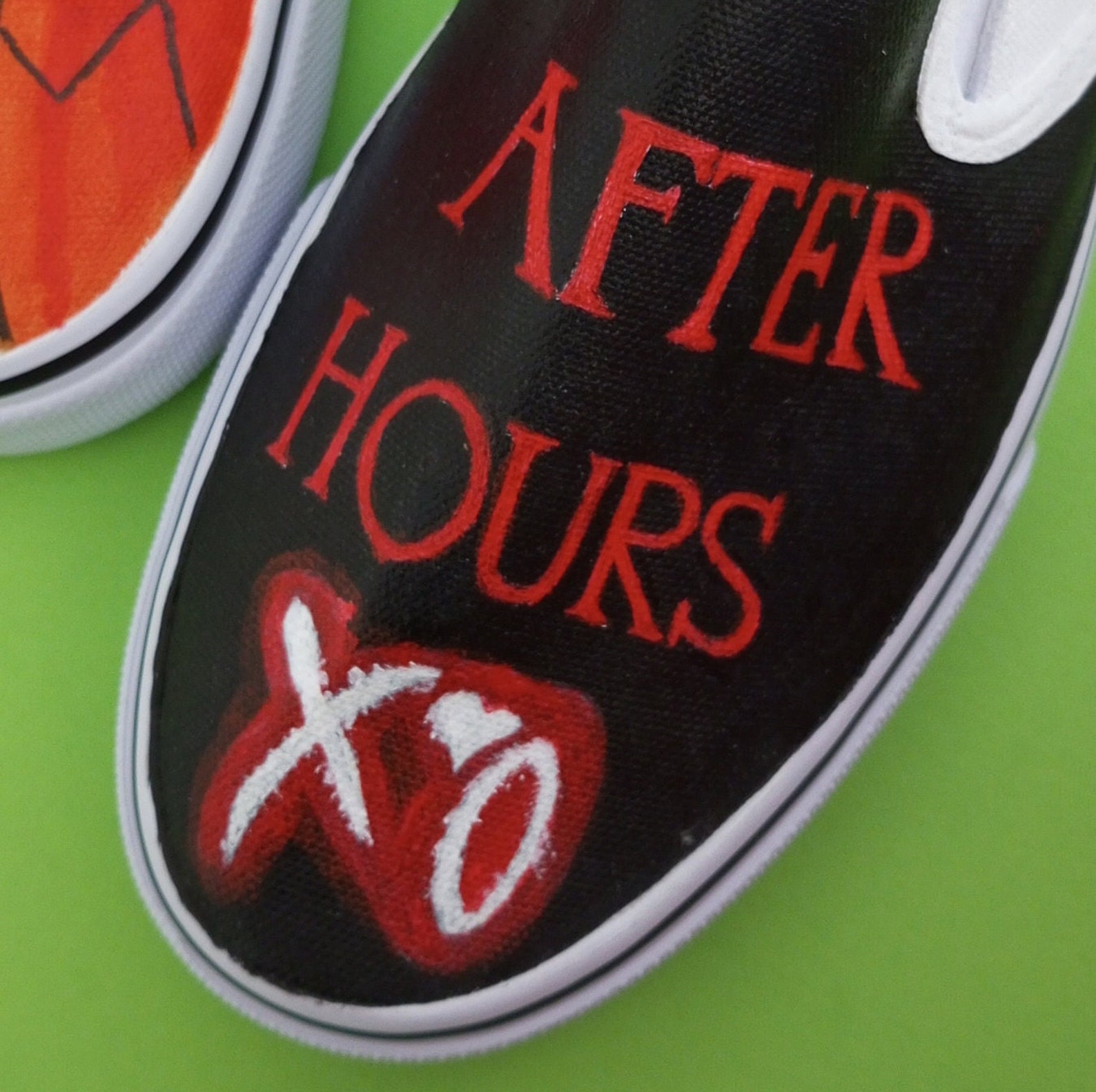 the weeknd custom shoes