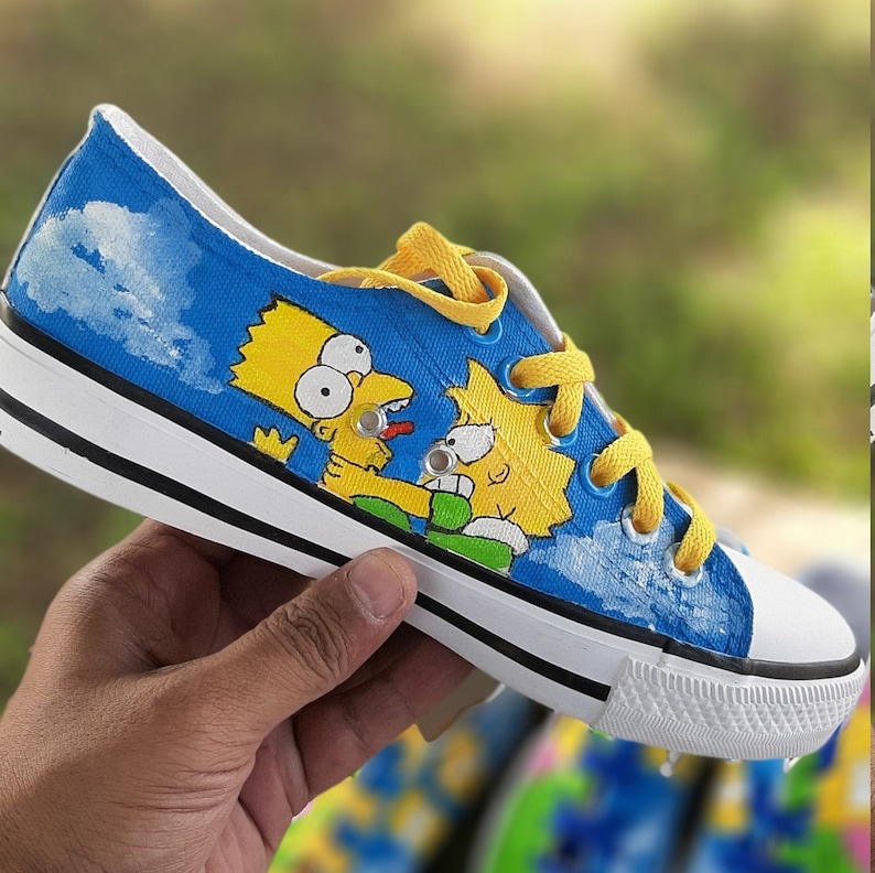 custom simpsons shoes