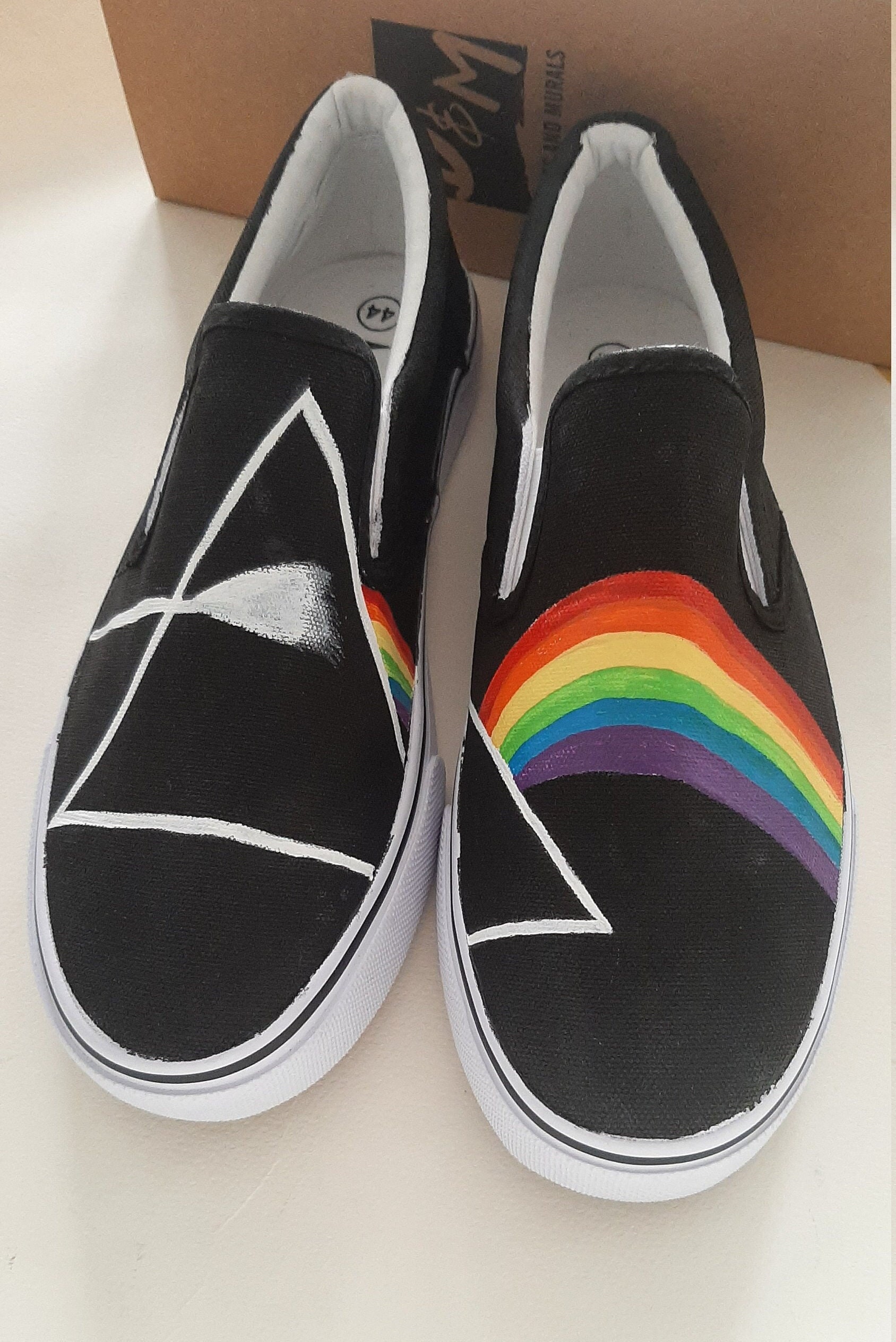 Pink Floyd Band Custom Vans Boyfriend Gift Ideas Slip - Etsy