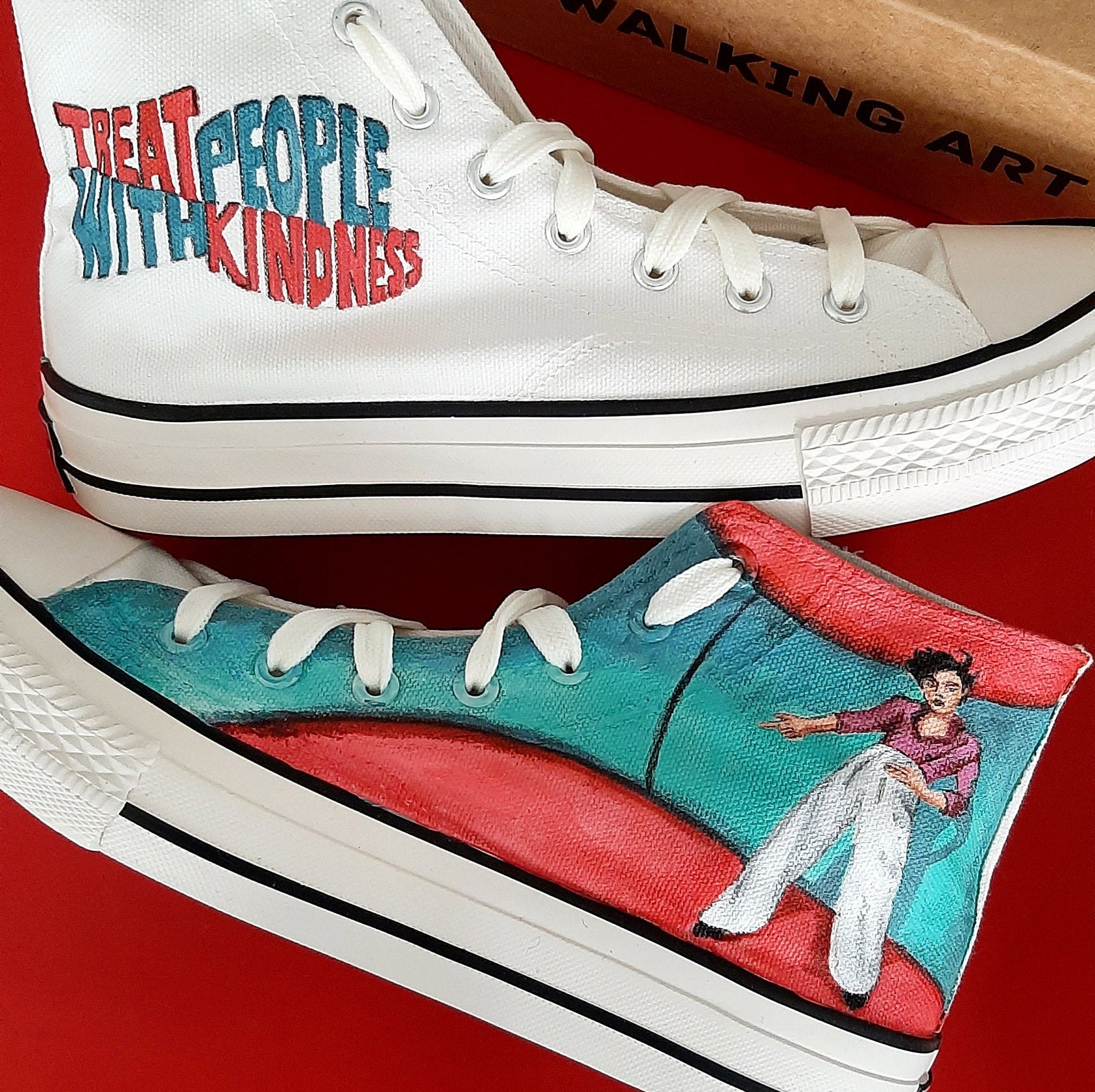 One Direction Converse - Etsy