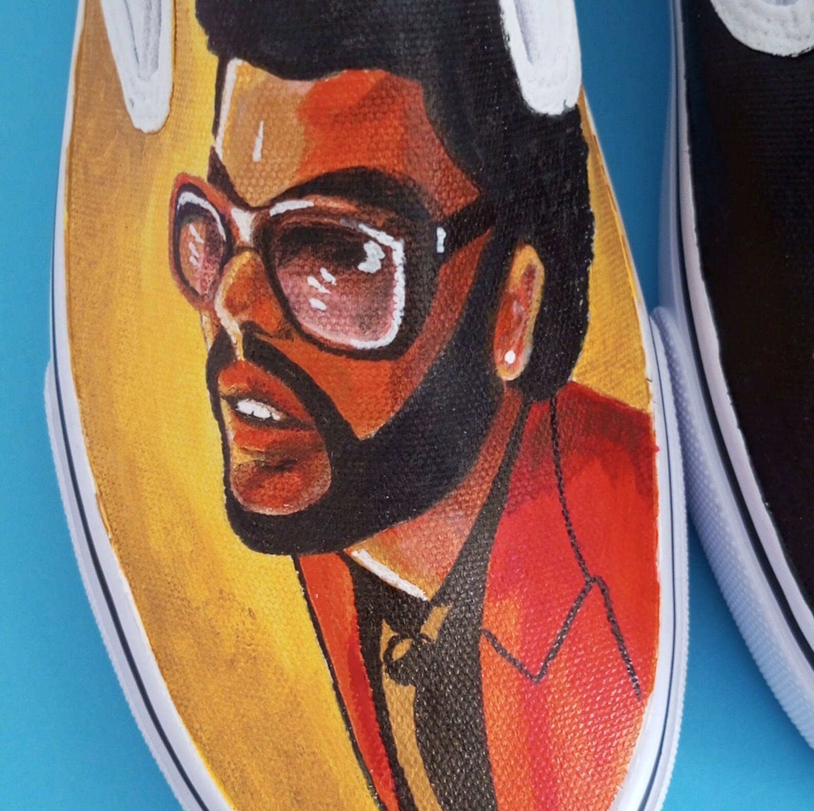the weeknd custom shoes