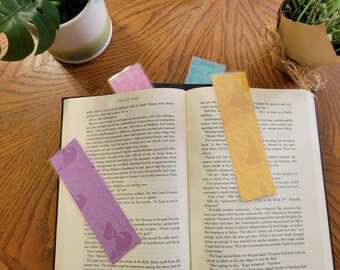 Disney Princess Pastel Bookmarks, Set of 8, Bell, Rapunzel, Jasmine, Aurora, Cardstock Paper Laminated - Gift for Readers - Gift for girls