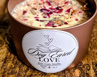 Love Stories Candle Set | Dog-Eared Love and Love Letter | Bookish Candle | Soft Romantic Scent | Gift for Readers