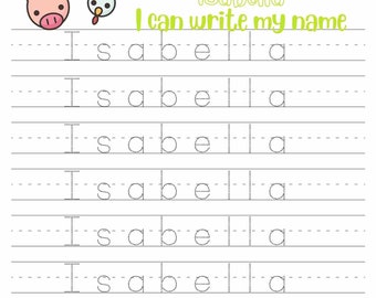 Learn to Write Name Workbook - Etsy