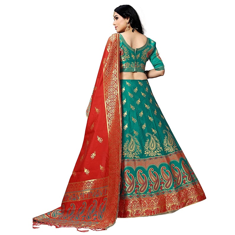 Embroidered Lehenga Banarasi Jacquard S Lehenga Traditional Lehenga Designer Wedding Lehenga Wedding Lehenga Party Wear Lehenga,