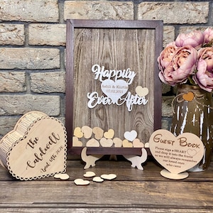 Wedding guest book alternative , Happily ever after guestbook wedding